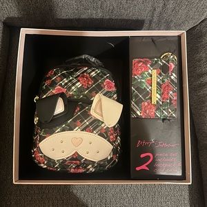 Brand New Betsey Johnson Purse Set